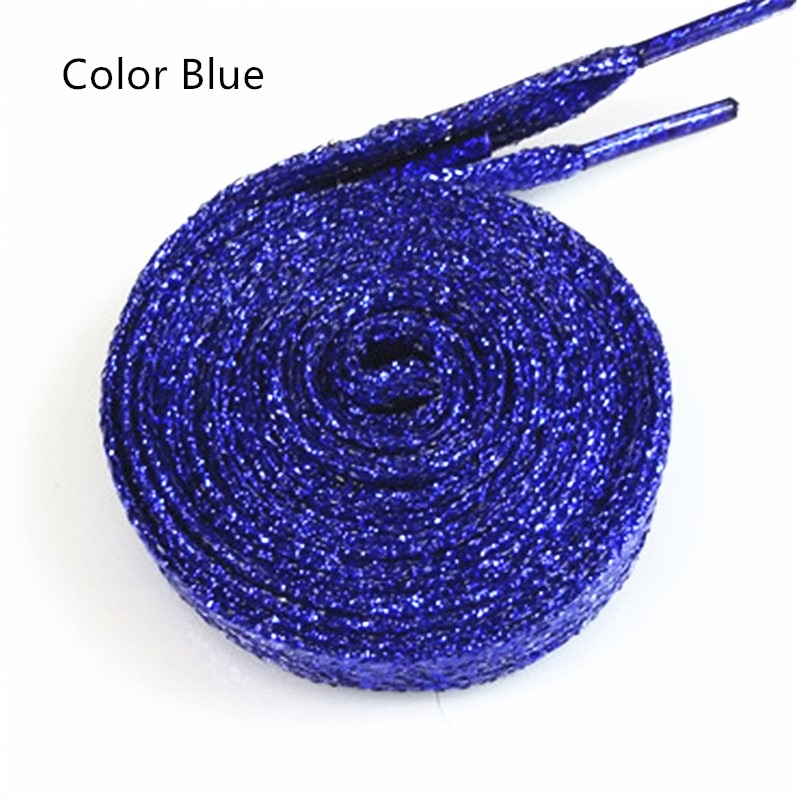 Sparkly Polyester Flat Glitter Shoelaces Sparkly Polyester Flat Glitter Shoelaces