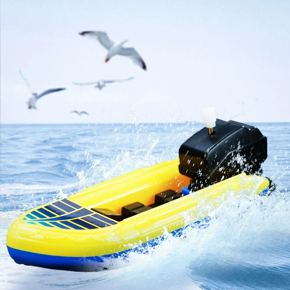 Speed Boat Clockwork Toys Ship Wind Up Toy Float In Water Kids Toys Classic Bathtub Shower Bath Toy for Children Boys