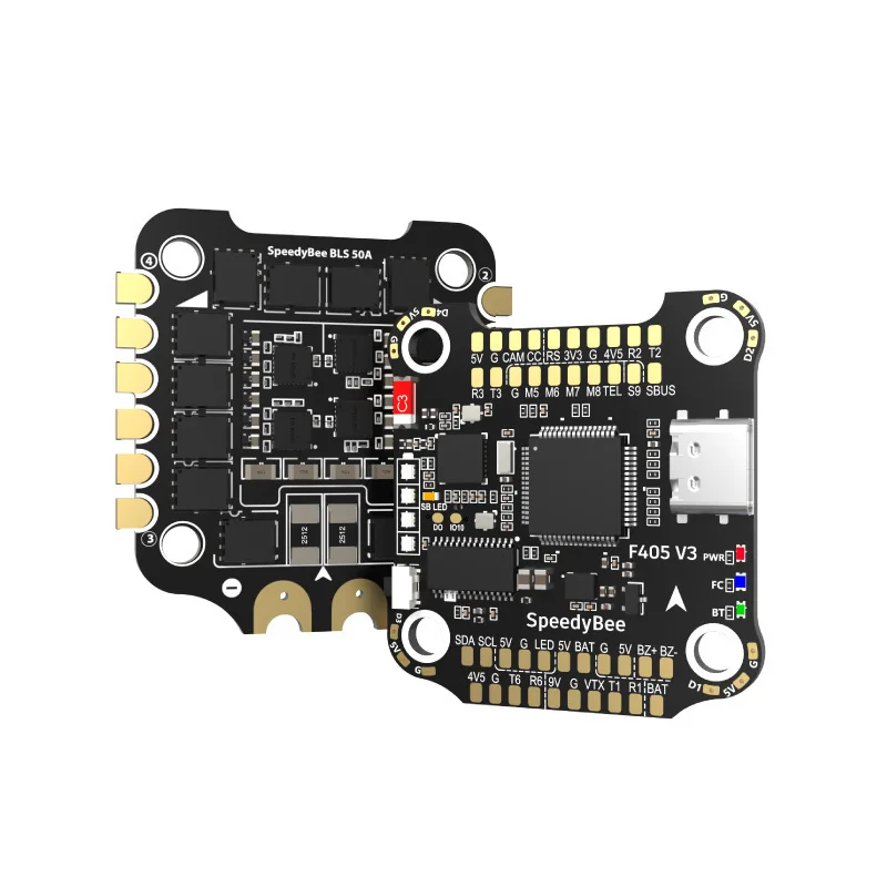 SpeedyBee F405 V3 BLS 50A 30×30 FC and ESC Stack