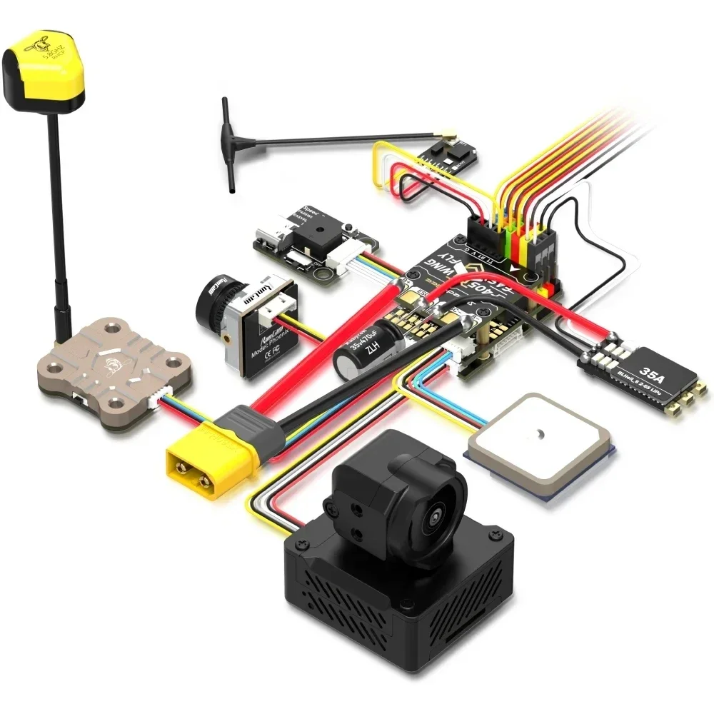 SpeedyBee F405 WING MINI Fixed Wing Flight Controller 2-6S LiPo for RC Fixed Wing Model Airplane Drone SpeedyBee F405 WING MINI Fixed Wing Flight Controller 2-6S LiPo for RC Fixed Wing Model Airplane Drone