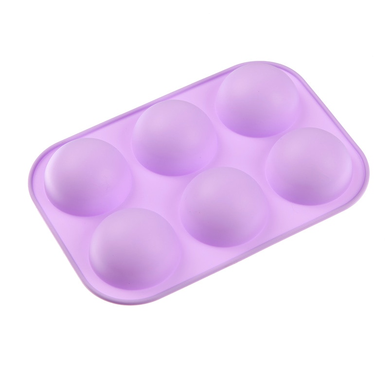 Sphere Silicone Mold 6 Cavity Tray Sphere Silicone Mold 6 Cavity Tray