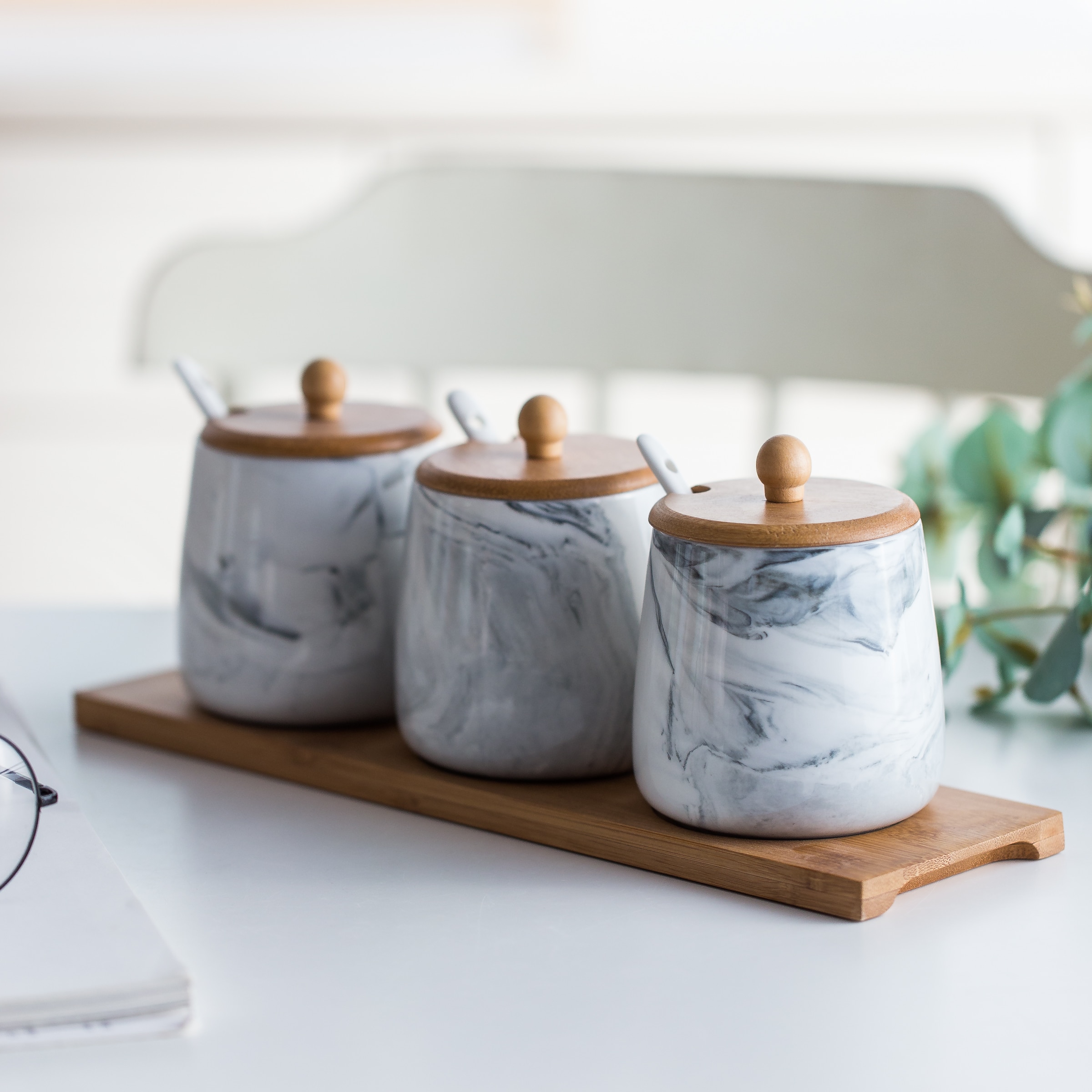 Spice Jar Set Ceramic Container 3pcs/set Spice Jar Set Ceramic Container 3pcs/set