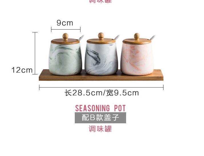 Spice Jar Set Ceramic Container 3pcs/set Spice Jar Set Ceramic Container 3pcs/set