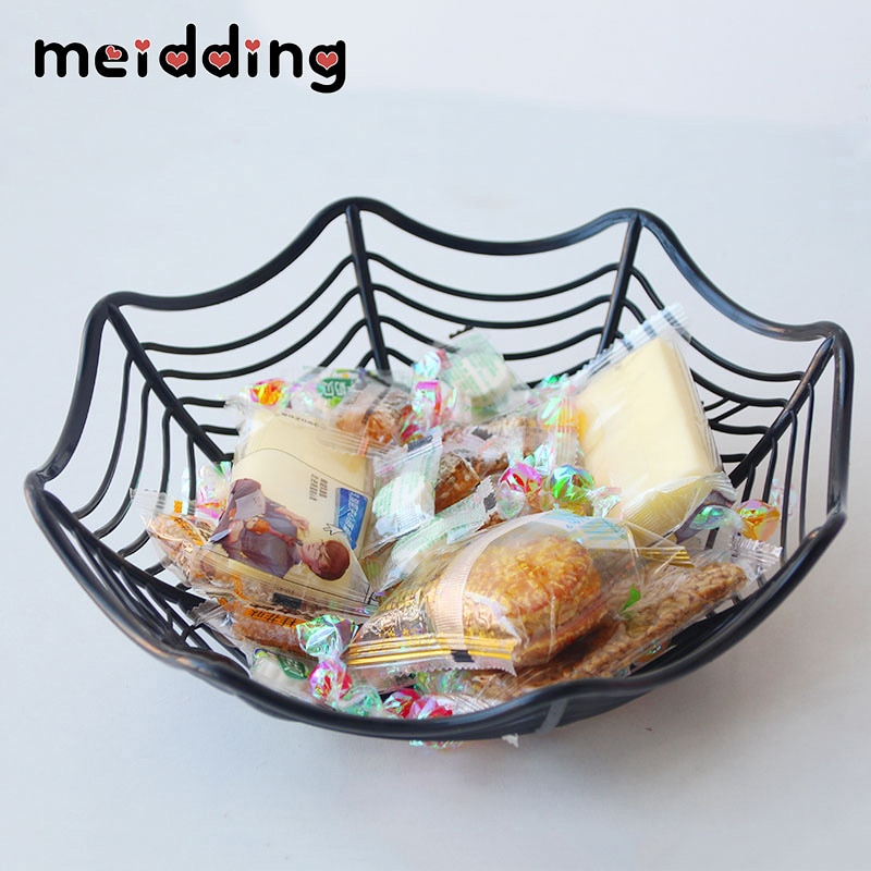 Spider Basket Halloween Decoration Bowl Spider Basket Halloween Decoration Bowl