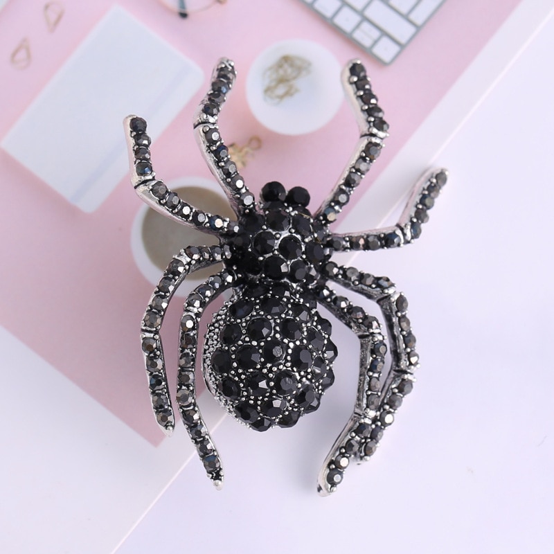 Spider Brooch Ladies Clothing Accessory