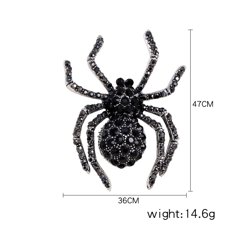 Spider Brooch Ladies Clothing Accessory