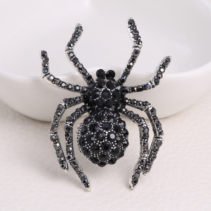 Spider Brooch Ladies Clothing Accessory