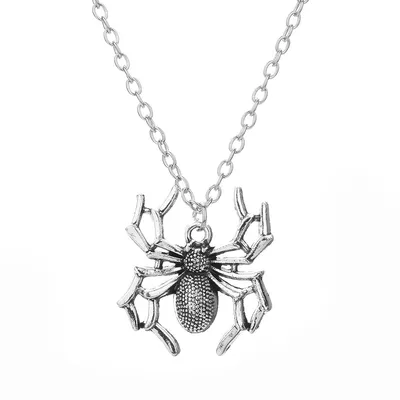 Spider Necklace Punk Rock Fashion Jewelry