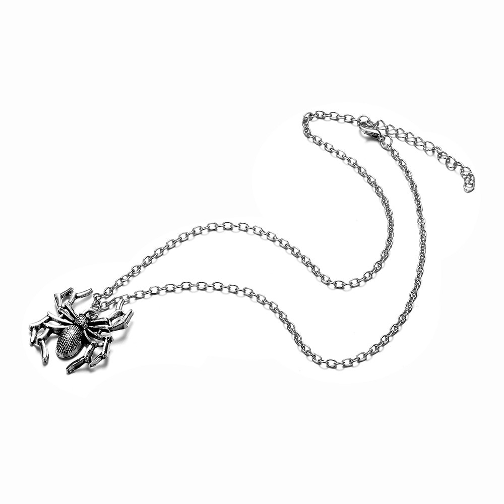 Spider Necklace Punk Rock Fashion Jewelry
