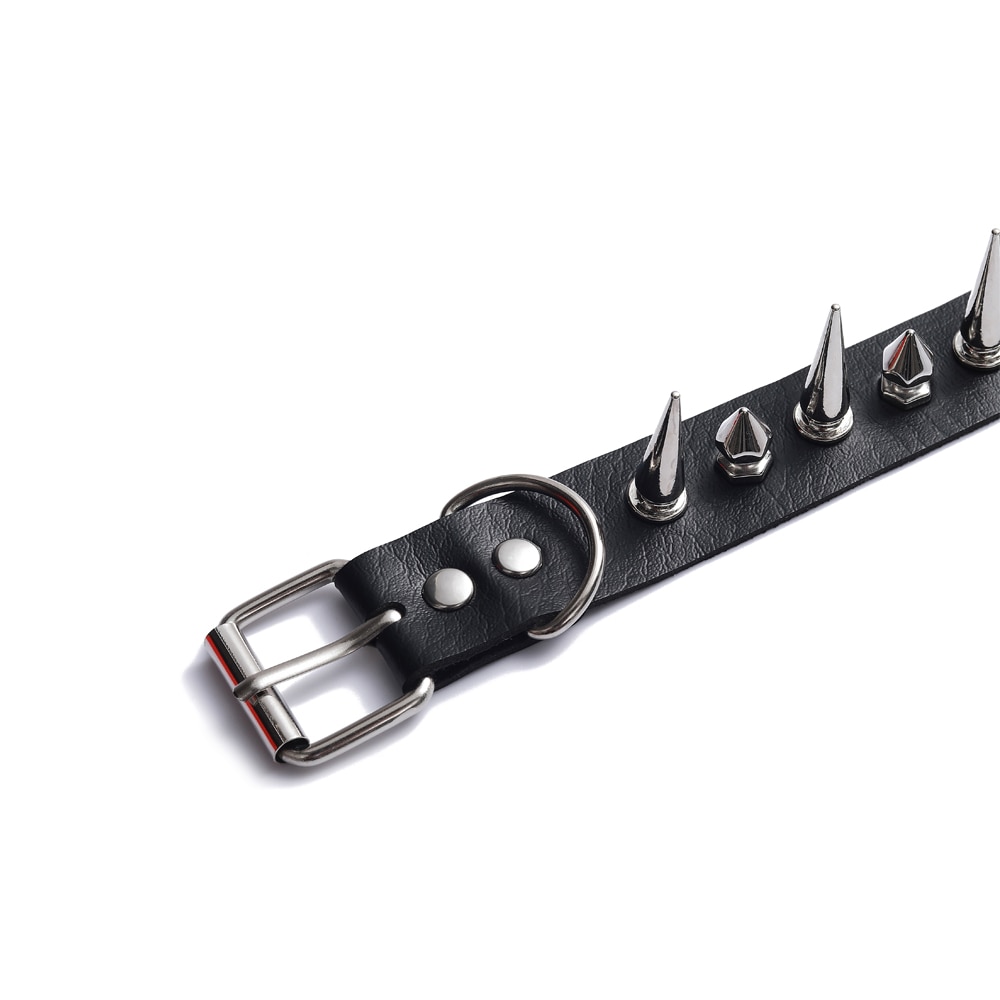 Spiked Collar Choker Fashion Necklace