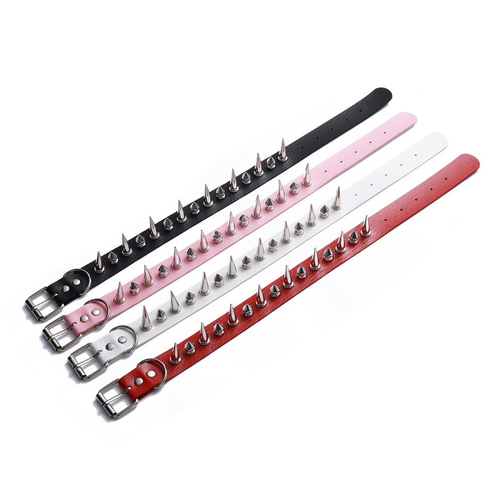 Spiked Collar Choker Fashion Necklace