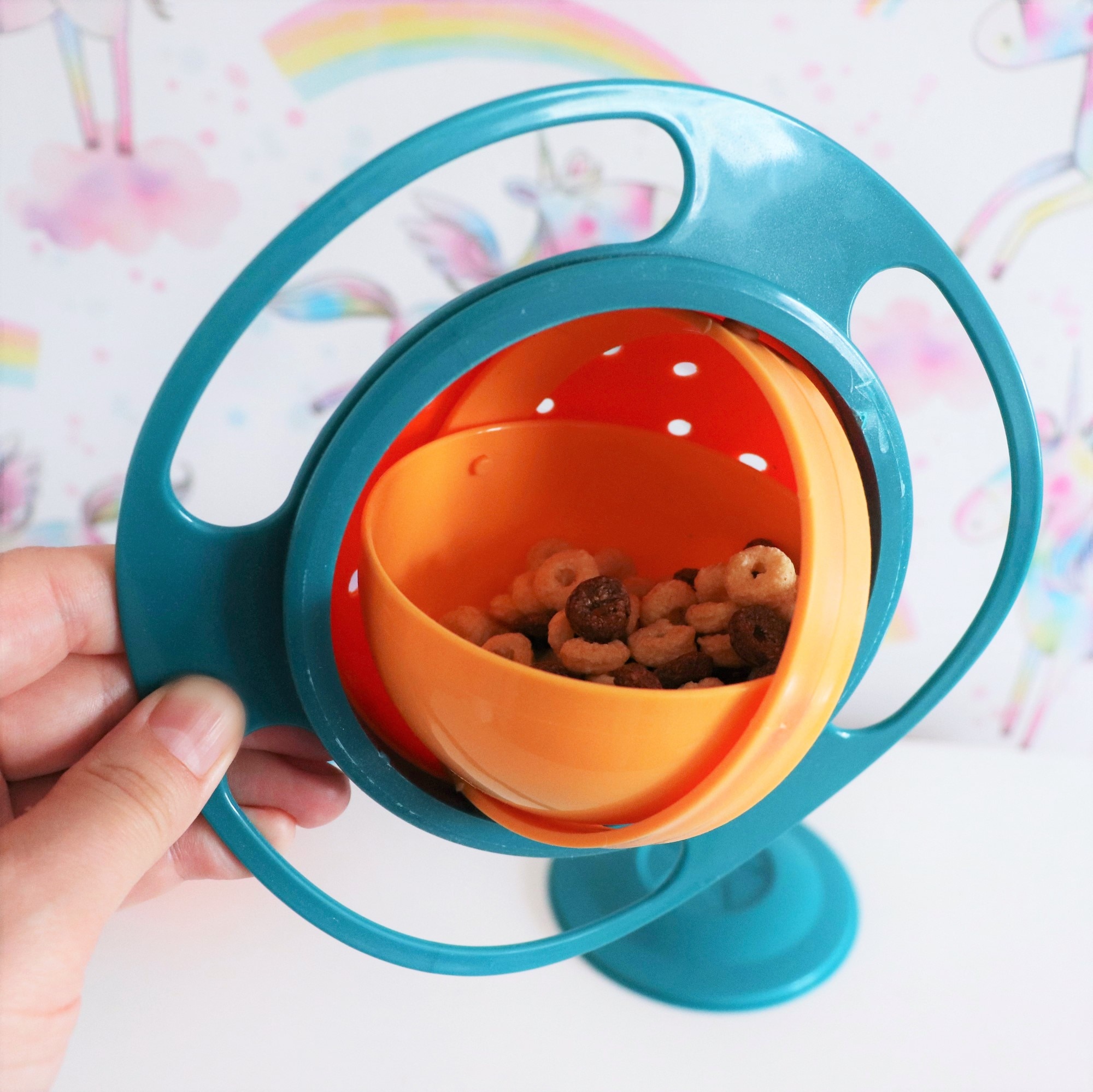 Spill Proof Baby Bowl Gyro Bowl Spill Proof Baby Bowl Gyro Bowl
