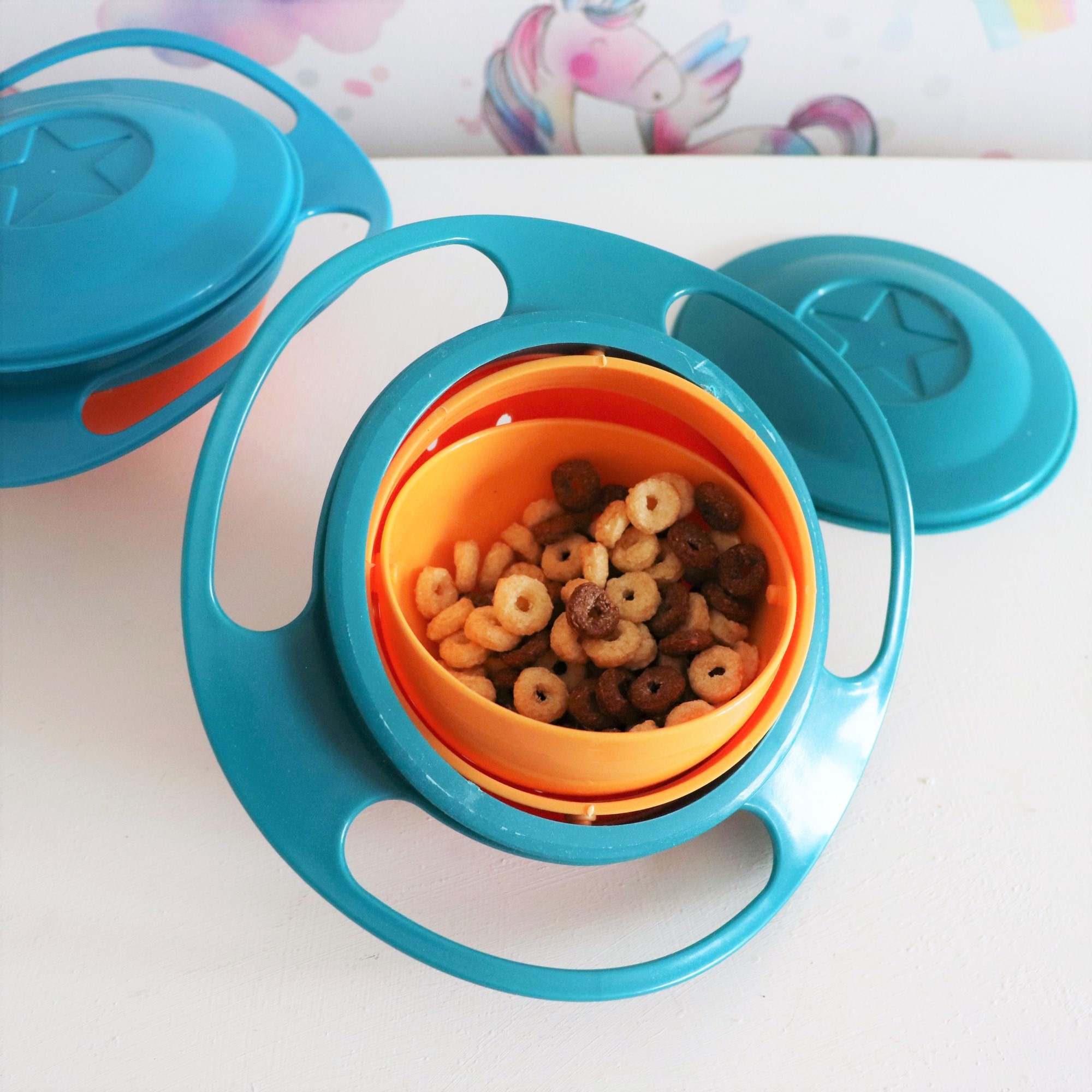 Spill Proof Baby Bowl Gyro Bowl Spill Proof Baby Bowl Gyro Bowl