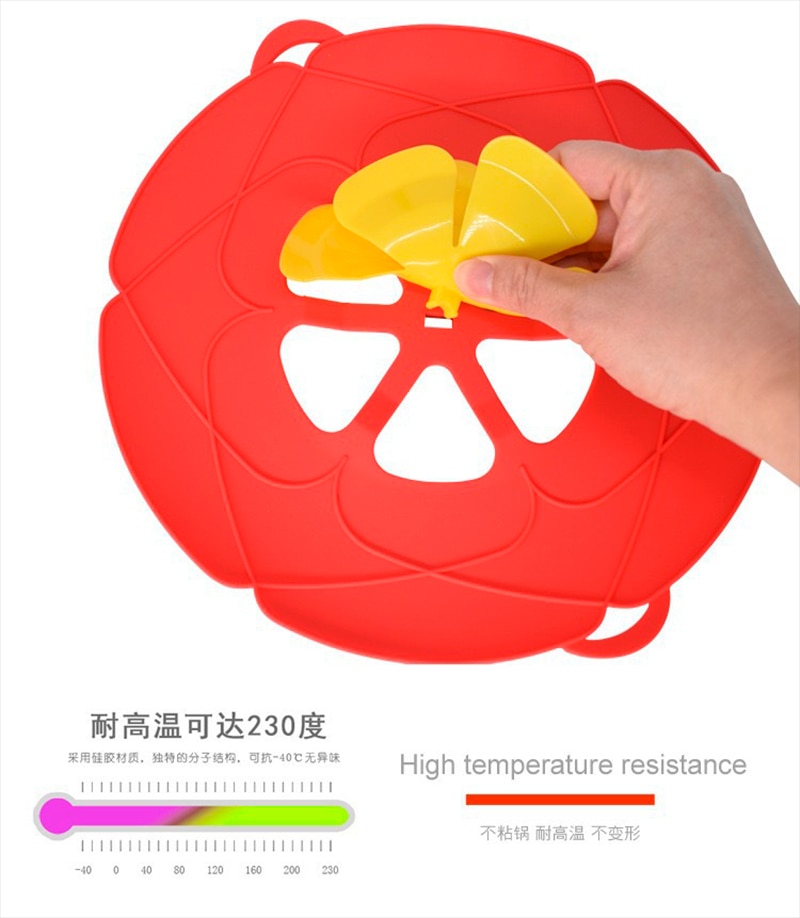 Spill Stopper Silicone Pot Cover