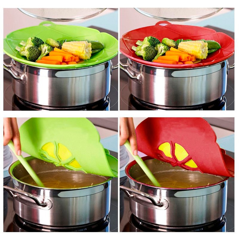 Spill Stopper Silicone Pot Cover