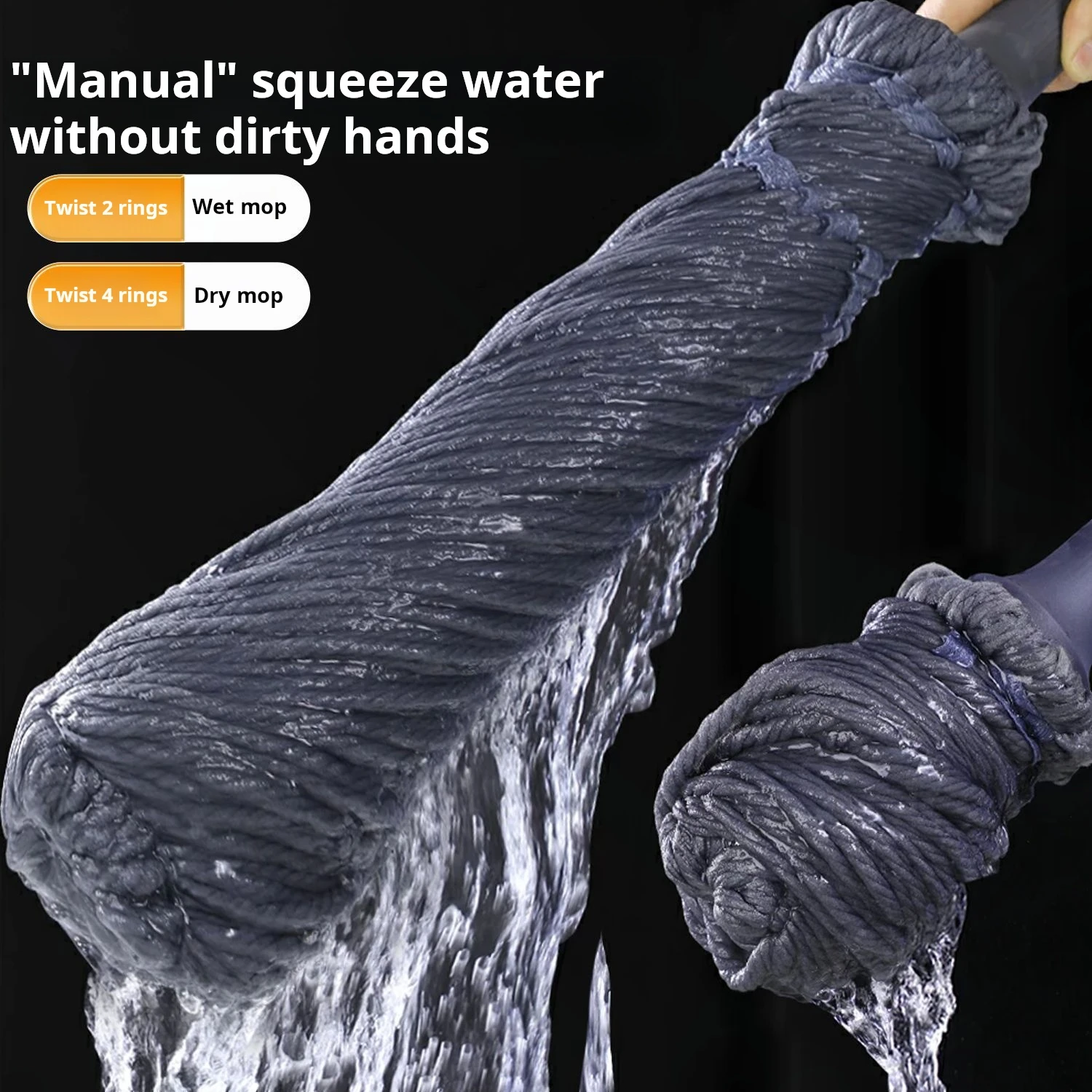Spin Self-Wringing Mop 40cm JOYBOS Hands-Free Washing Floor Cleaner Wet Dry Household Microfiber Mops For Home Tolie Spin Self-Wringing Mop 40cm JOYBOS Hands-Free Washing Floor Cleaner Wet Dry Household Microfiber Mops For Home Tolie