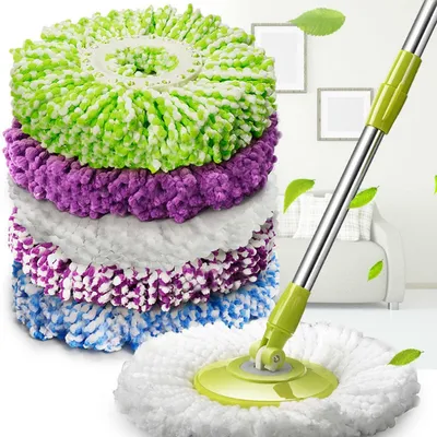 Spinning Mop Head Replacements (5 Pcs) Spinning Mop Head Replacements (5 Pcs)