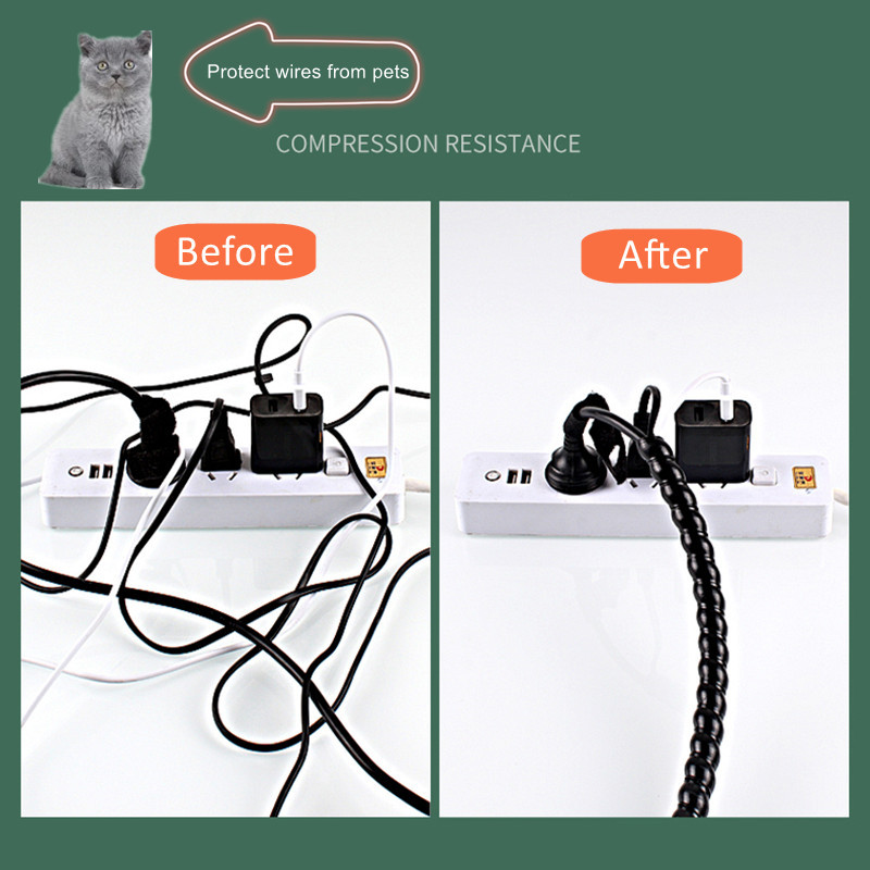 Spiral Cable Wrap Wire Protection