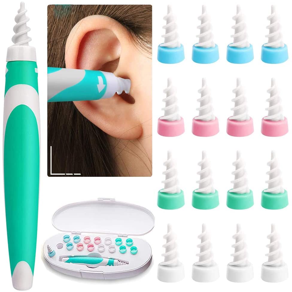 Spiral Ear Cleaner with Replacement Heads