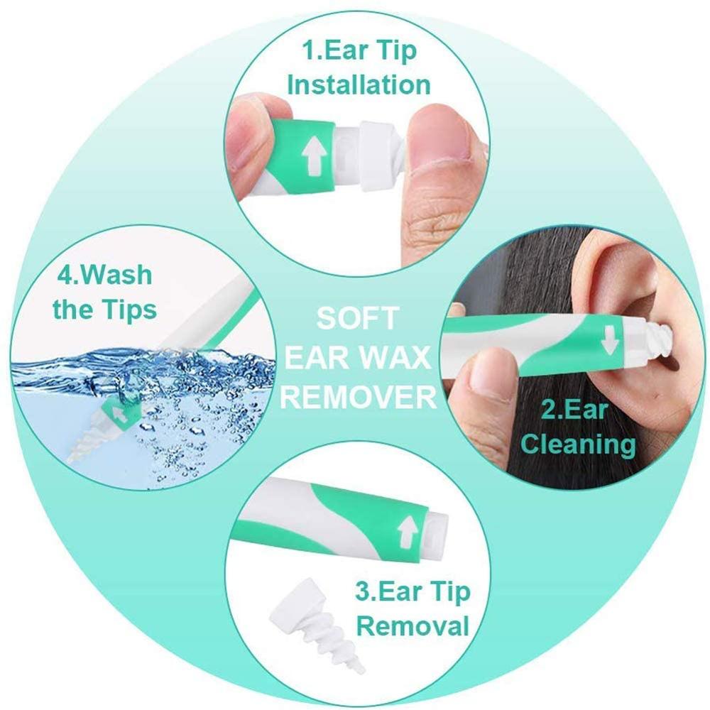 Spiral Ear Cleaner with Replacement Heads Spiral Ear Cleaner with Replacement Heads
