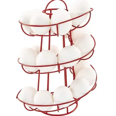 Spiral Iron Egg Holder Egg Dispenser