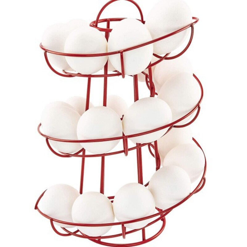 Spiral Iron Egg Holder Egg Dispenser