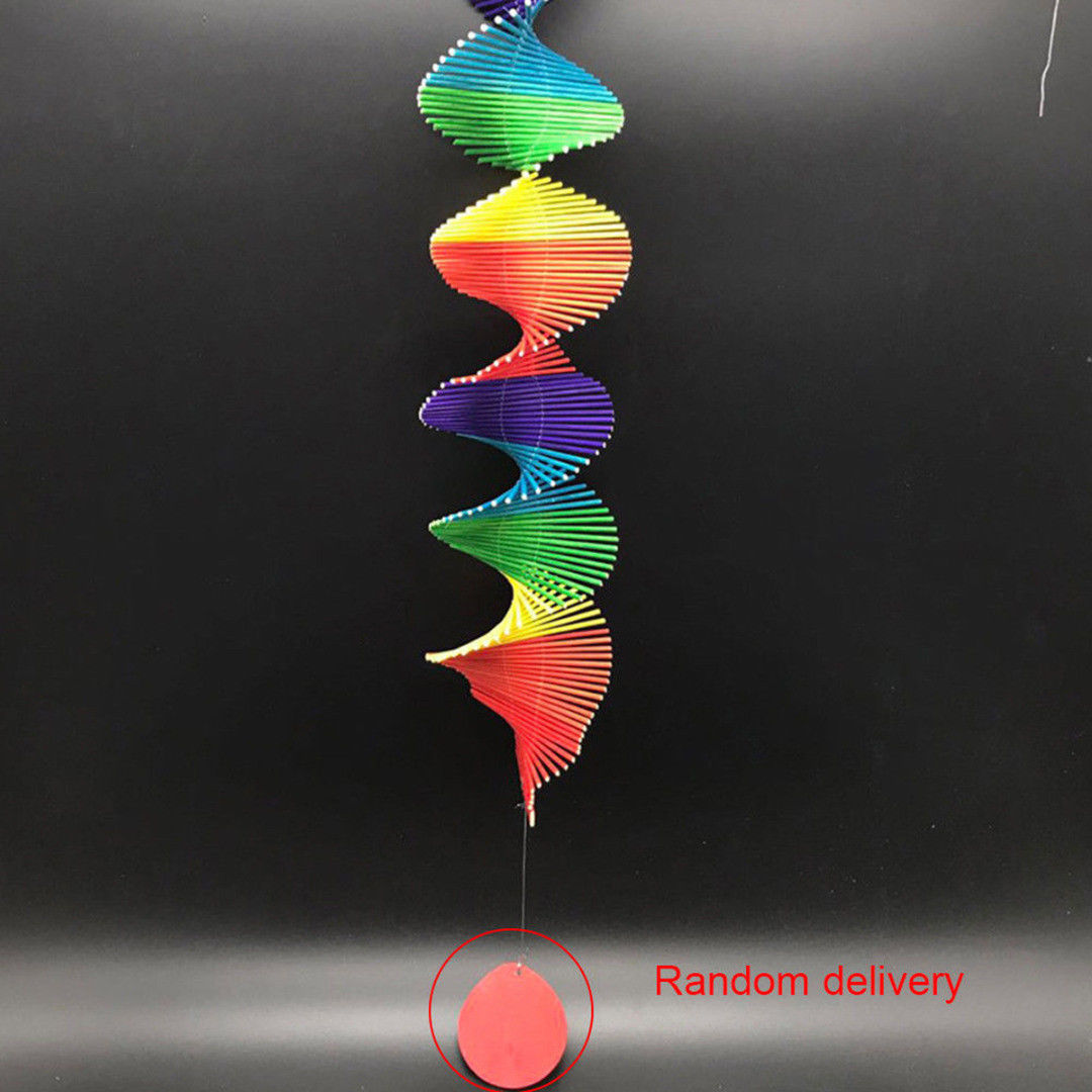 Spiral Rainbow Wind Chime Spiral Rainbow Wind Chime