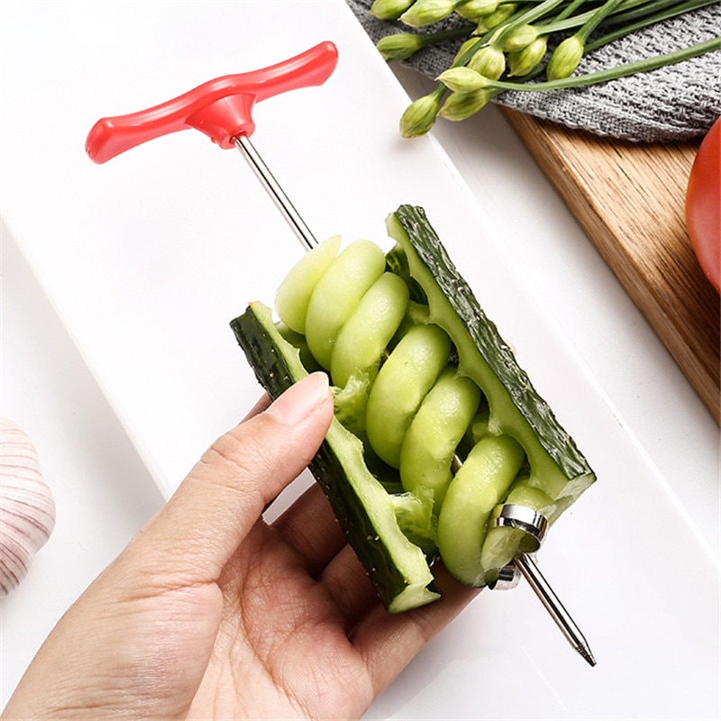 Spiral Vegetable Cutter Kitchen Tool Spiral Vegetable Cutter Kitchen Tool