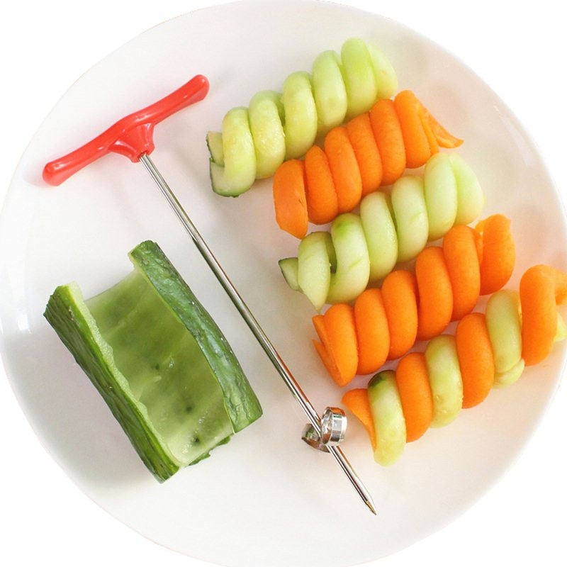 Spiral Vegetable Cutter Kitchen Tool Spiral Vegetable Cutter Kitchen Tool