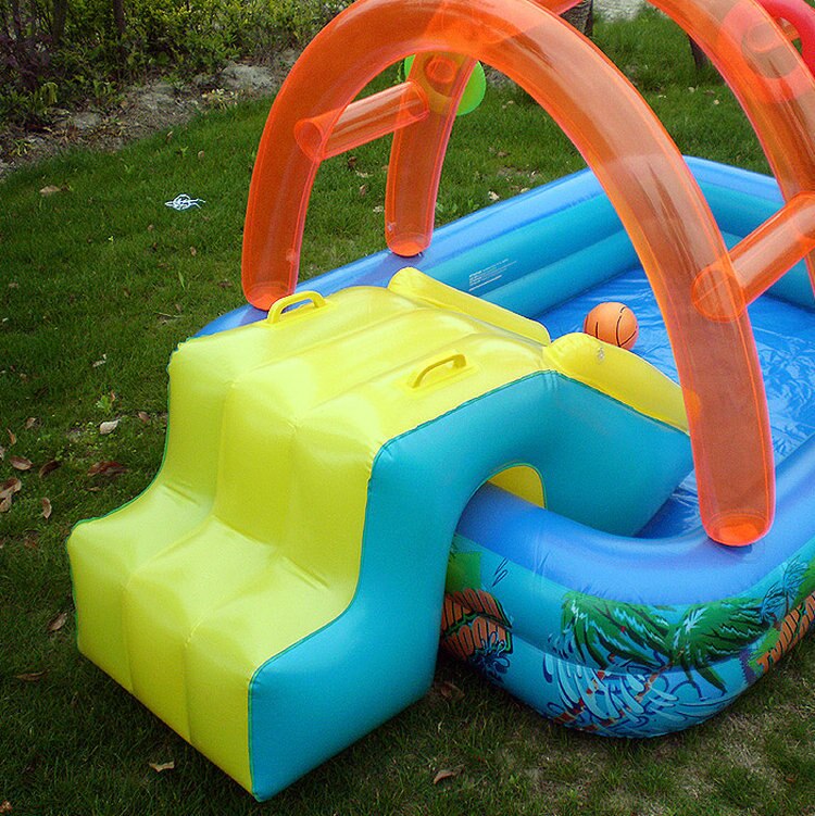 Splash Pool Inflatable with Slide Splash Pool Inflatable with Slide