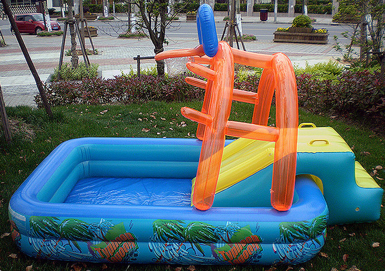 Splash Pool Inflatable with Slide Splash Pool Inflatable with Slide