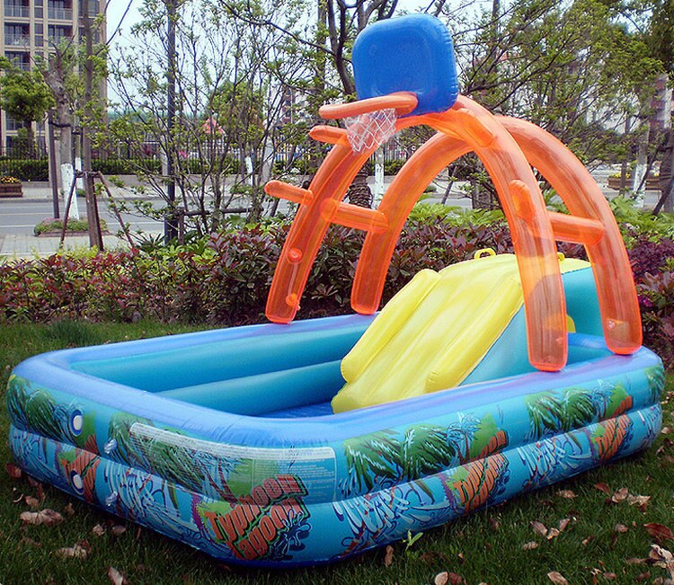 Splash Pool Inflatable with Slide Splash Pool Inflatable with Slide