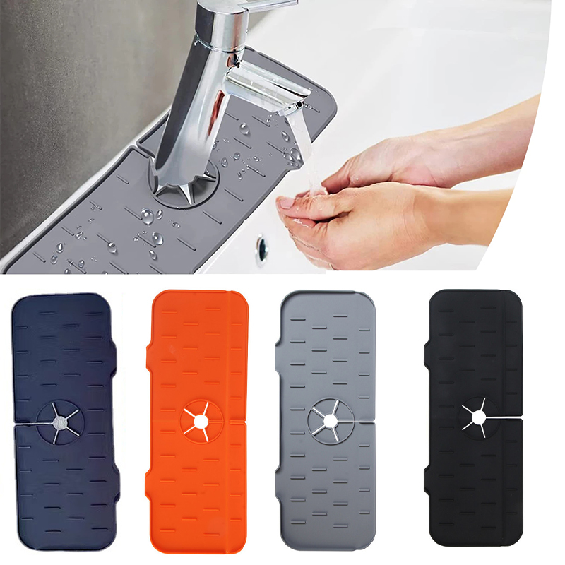Splashproof Silicone Kitchen Faucet Mat Splashproof Silicone Kitchen Faucet Mat