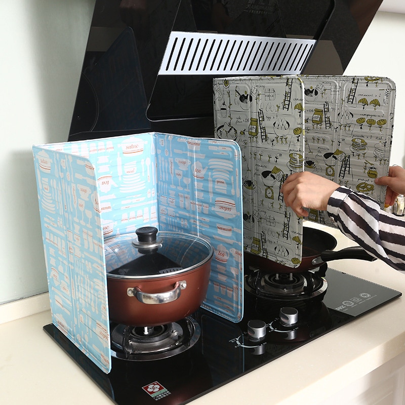 Splatter Guard for Stove Foldable Aluminum Sheet Splatter Guard for Stove Foldable Aluminum Sheet