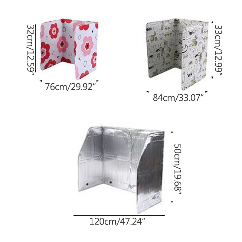Splatter Guard for Stove Foldable Aluminum Sheet Splatter Guard for Stove Foldable Aluminum Sheet