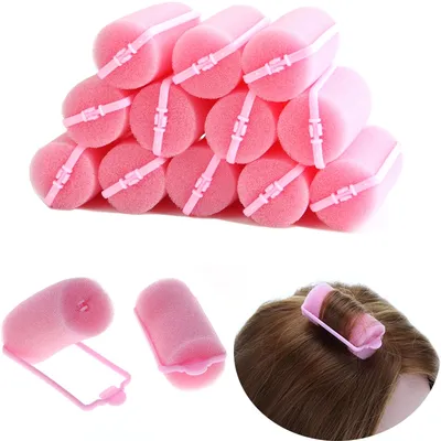 Sponge Hair Rollers Curl Foams (12 Pcs) Sponge Hair Rollers Curl Foams (12 Pcs)