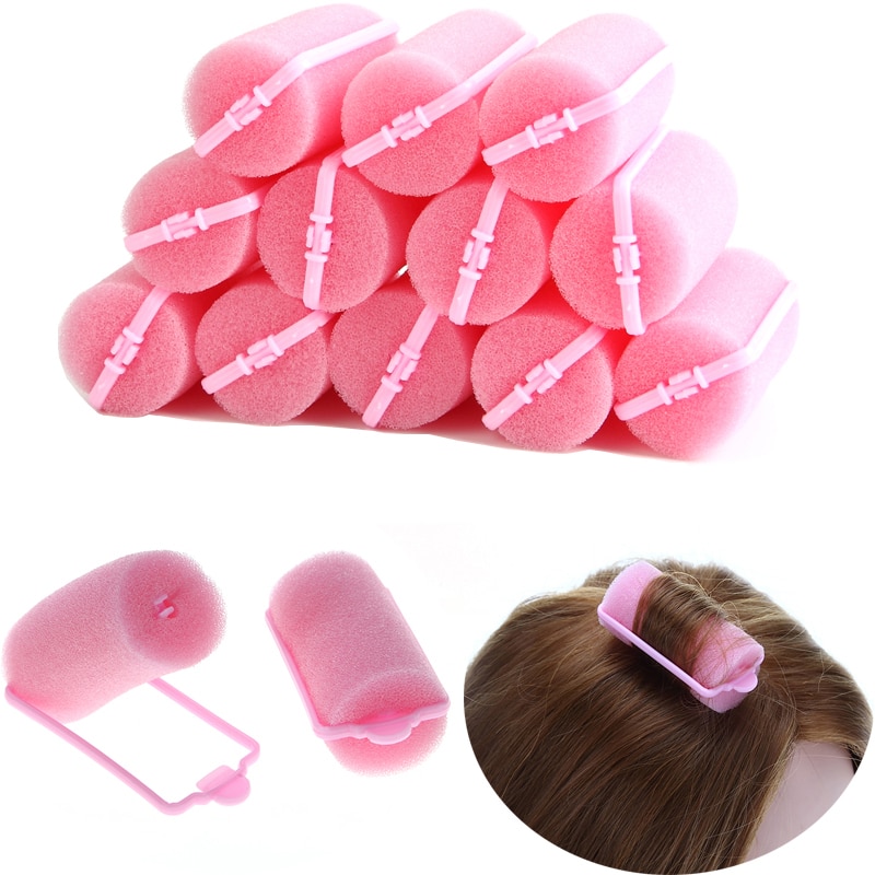 Sponge Hair Rollers Curl Foams (12 Pcs) Sponge Hair Rollers Curl Foams (12 Pcs)