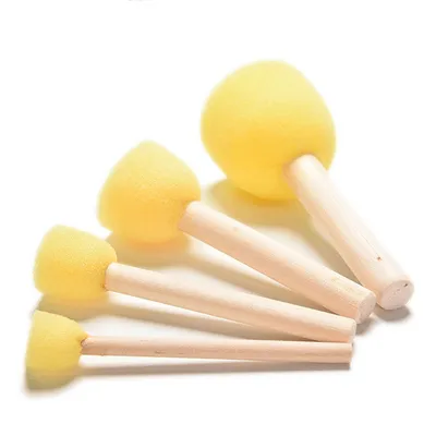 Sponge Paint Brushes Set (4 Pcs) Sponge Paint Brushes Set (4 Pcs)