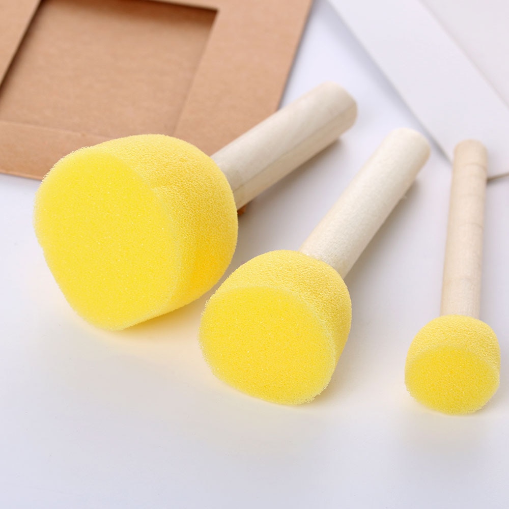 Sponge Paint Brushes Set (4 Pcs) Sponge Paint Brushes Set (4 Pcs)