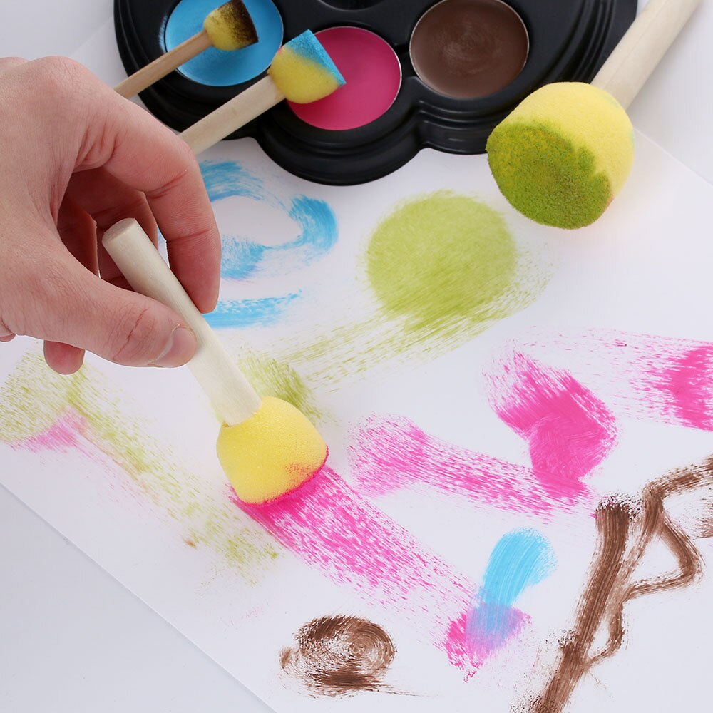 Sponge Paint Brushes Set (4 Pcs) Sponge Paint Brushes Set (4 Pcs)