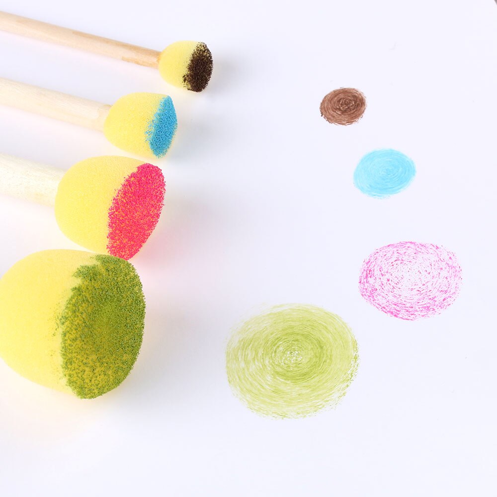 Sponge Paint Brushes Set (4 Pcs) Sponge Paint Brushes Set (4 Pcs)