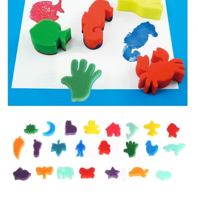 Sponge Painting 24 Different Patterns Sponge Painting 24 Different Patterns