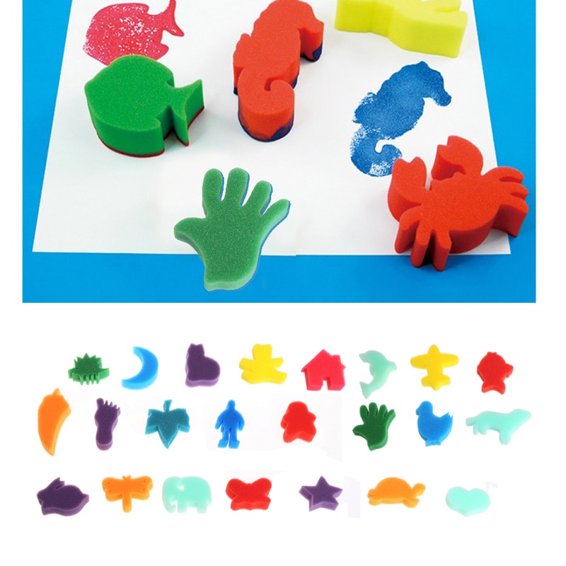 Sponge Painting 24 Different Patterns Sponge Painting 24 Different Patterns