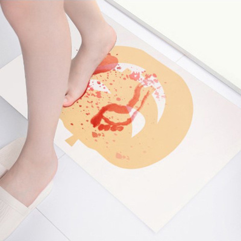 Spooky Color Changing Bloody Bath Mat Spooky Color Changing Bloody Bath Mat