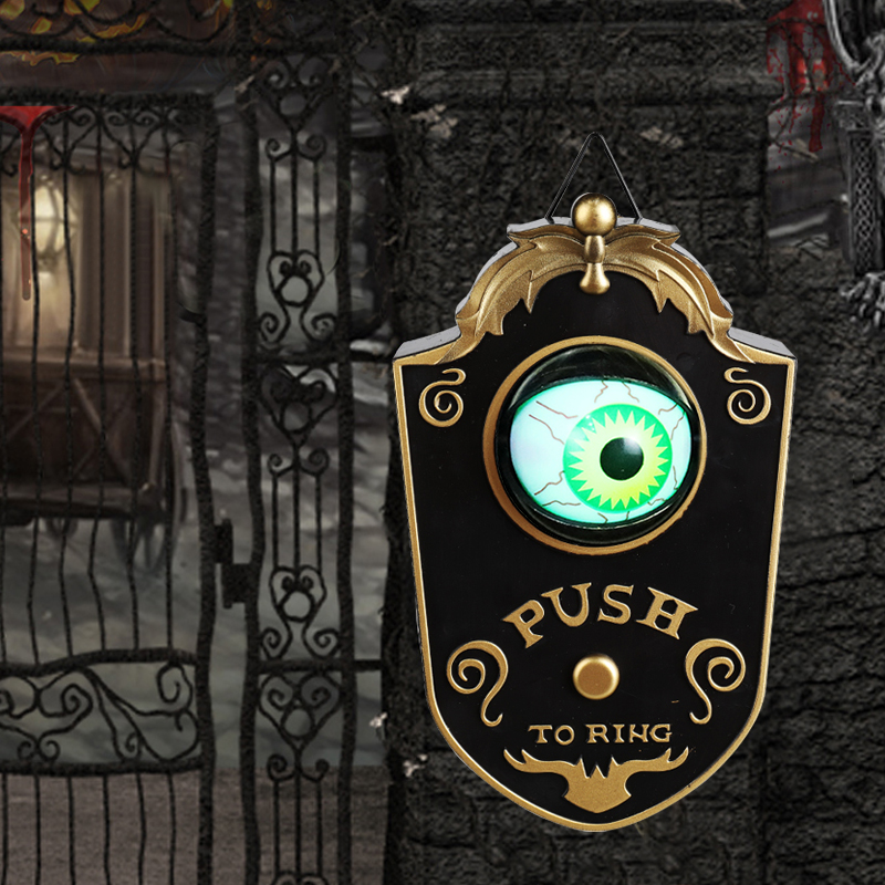 Spooky Halloween Eyeball Doorbell Spooky Halloween Eyeball Doorbell