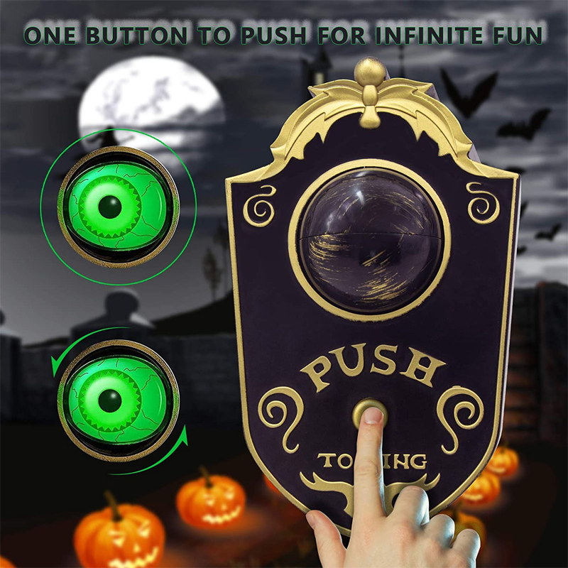 Spooky Halloween Eyeball Doorbell Spooky Halloween Eyeball Doorbell