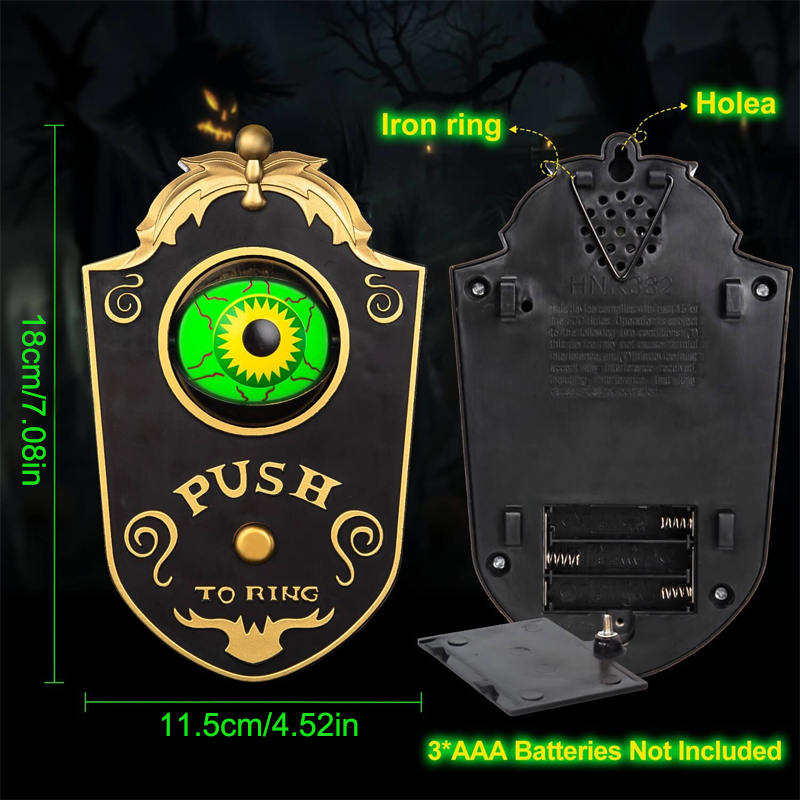 Spooky Halloween Eyeball Doorbell Spooky Halloween Eyeball Doorbell
