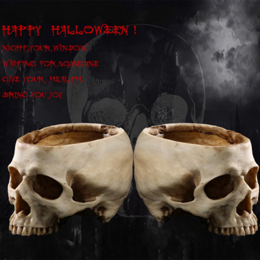Spooky Human Skull Planter Spooky Human Skull Planter