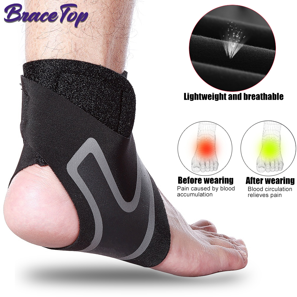 Sport Ankle Stabilizer Brace Compression Ankle Support Tendon Pain Relief Strap Foot Sprain Injury Wraps Running Sport Ankle Stabilizer Brace Compression Ankle Support Tendon Pain Relief Strap Foot Sprain Injury Wraps Running