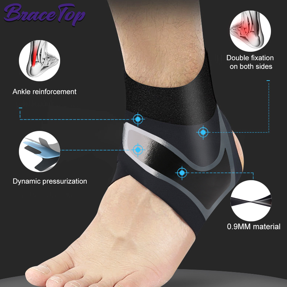 Sport Ankle Stabilizer Brace Compression Ankle Support Tendon Pain Relief Strap Foot Sprain Injury Wraps Running Sport Ankle Stabilizer Brace Compression Ankle Support Tendon Pain Relief Strap Foot Sprain Injury Wraps Running